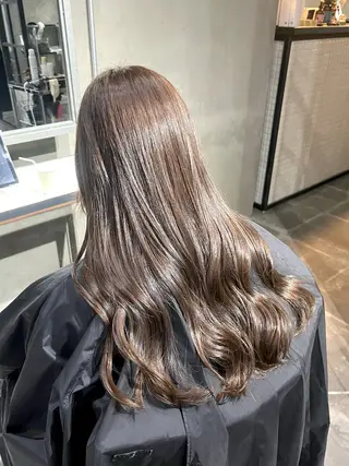ロング カラー 透明感♥韓国ヘア HINAのヘアスタイル