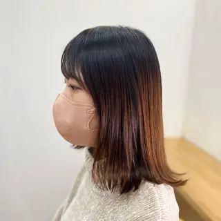 ミディアム 冨田 豊のヘアスタイル