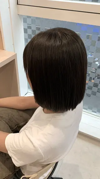 カラー 田中 怜菜のヘアスタイル