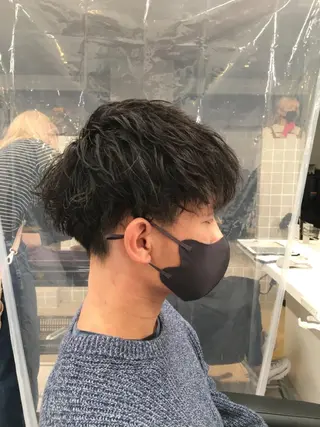 ショート パーマ ヘアアレンジ メンズ 🔥メンズ特化🔥 木村 祐太のヘアスタイル