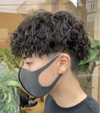 ショート パーマ ヘアアレンジ メンズ fifth 石川 凪のヘアスタイル