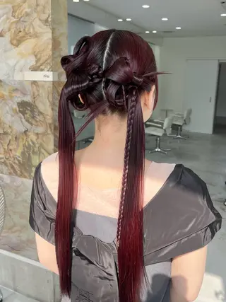 ロング 🟣niw SHUNNA🟣のヘアスタイル