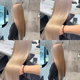 セミロング カラー 【🥀履歴修正🥀】 ハイトーン職人/拓真のヘアスタイル