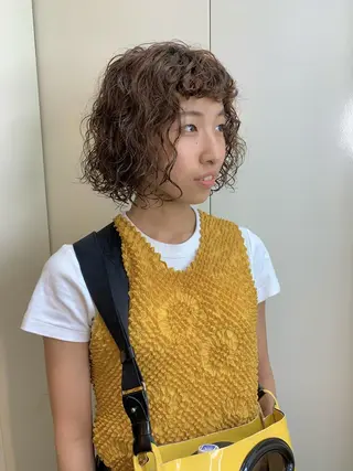 パーマ 桃果 momokaのヘアスタイル