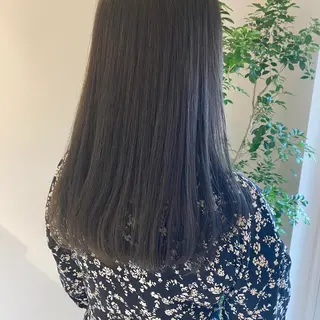 セミロング カラー 当日予約大歓迎💗 依田瑞希のヘアスタイル