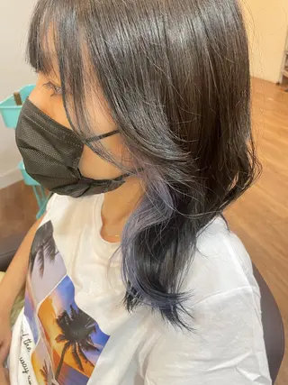 ミディアム カラー MATSURI BASE.AWAJIのヘアスタイル