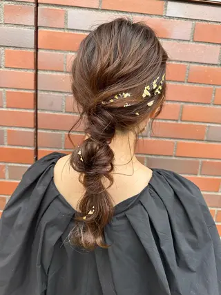 ヘアアレンジ さとう あやかのヘアスタイル