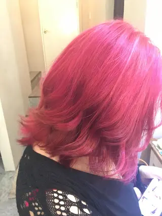 ミディアム aroot 町田駅徒歩10秒のヘアスタイル