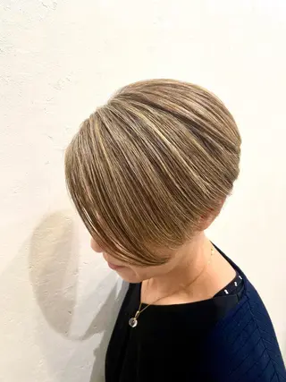 ショート カラー IA shibuya /山下開世/髪質改善のヘアスタイル