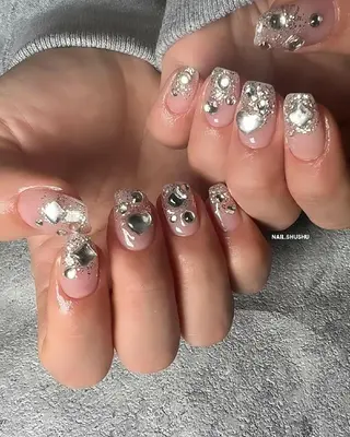 ネイル 3dパーツ/流行り 👧shushu❤️のネイルデザイン