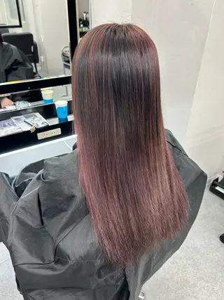 セミロング 馴染ませエクステ/ ヒロヤのヘアスタイル