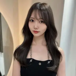 ロング iga/渋谷個室🍀 艶髪カラー✨のヘアスタイル