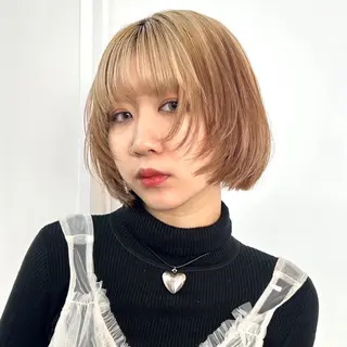 ミディアム カラー 🍒中川葵久美🍒 レイヤー/メンズのヘアスタイル