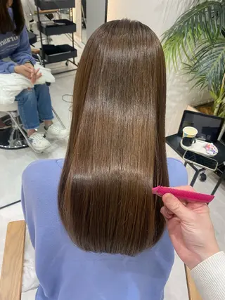 ロング 髪質改善/艶カラー 🎀レイヤーカットのヘアスタイル
