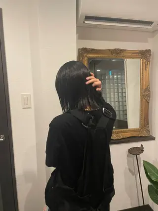 ミディアム カラー リ ノのヘアスタイル
