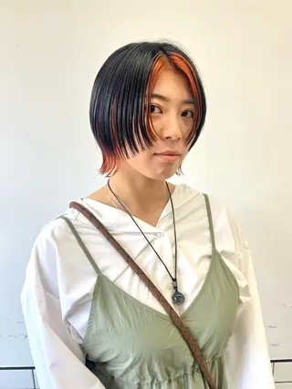 ショート 奥田 葵のヘアスタイル