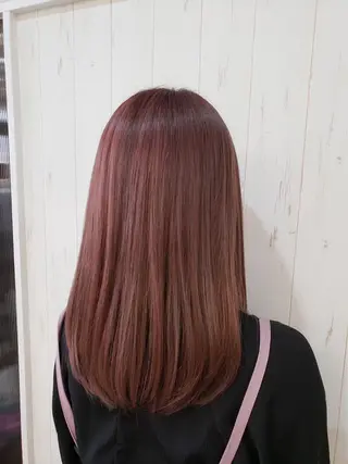 カラー カズキ🌼曲がる 縮毛矯正のヘアスタイル