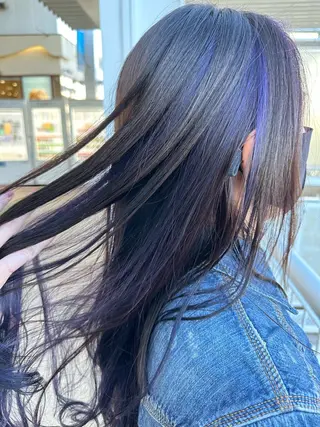 ロング カラー ボブ/ゆるふわ ボブパーマ/とういのヘアスタイル