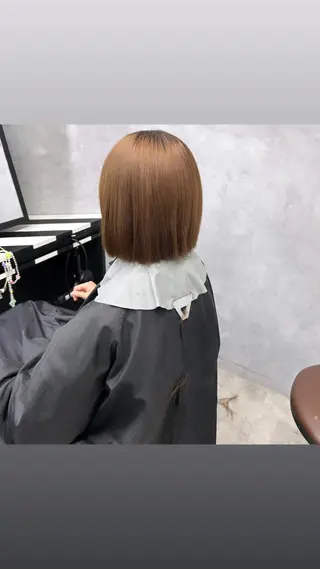 ショート 縮毛矯正・髪質改善 特化 出納 直起のヘアスタイル