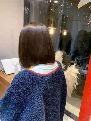 ミディアム カラー 藤原 陽一郎のヘアスタイル