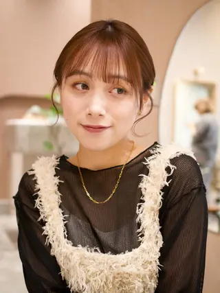 セミロング カラー 越後 遥/ 透明感カラー🪞🤍のヘアスタイル