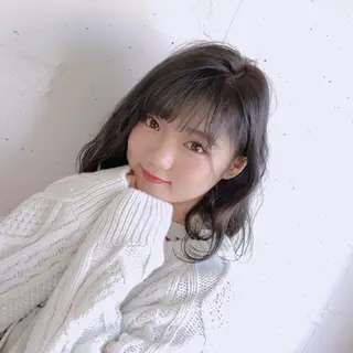 セミロング 池袋髪質改善 タニグチのヘアスタイル