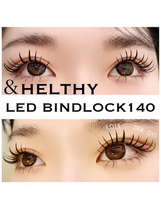 マツエク・マツパ シュガーレイ所属・バインドロック🦋 アンドヘルシーのマツエク・マツパデザイン