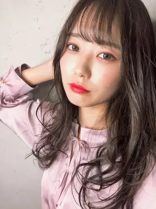 ロング Hikaru Takahashiのヘアスタイル