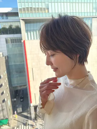 ショート 大人ショート特化/ カットモデル/表参道のヘアスタイル