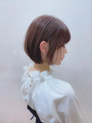 ショート ショート/レイヤー カット/服部タカノリのヘアスタイル
