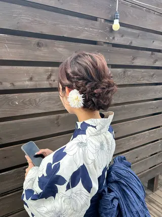 セミロング ヘアアレンジ arrange♡彡 / mokaのその他イメージ