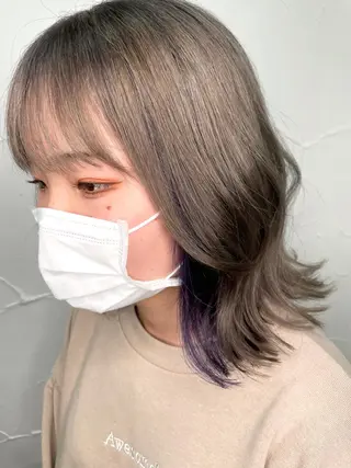 カラー 【店長】インナー指名 No.1戸塚優思のヘアスタイル
