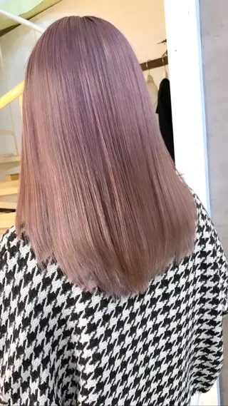 セミロング カラー パーマ ヘアアレンジ nico  原宿所属・nico【代表】 市川　拓也のヘアスタイル