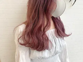 ロング カラー 立川 奈那子のヘアスタイル