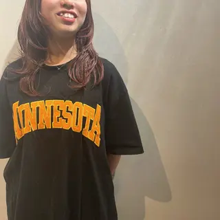 セミロング カラー mizuki/ レイヤー/四条烏丸のヘアスタイル