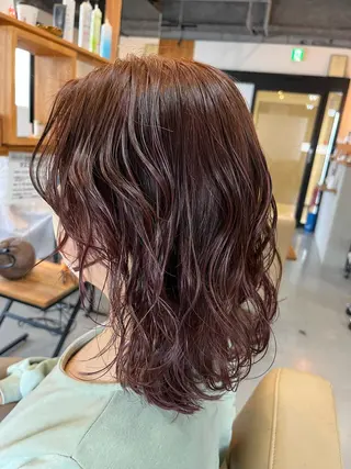 ミディアム 阪神西宮★JUNO 川﨑温子のヘアスタイル