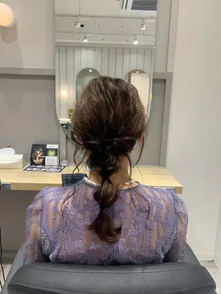 ヘアアレンジ 🥀韓国ヘア🥀 宮津真菜のヘアスタイル