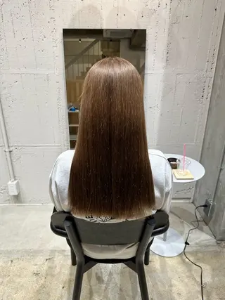 ロング カラー ナチュラルカラー /カット/藤井美冬のヘアスタイル