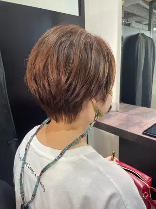 ショート カラー ショート/脱白髪染め ☆宇﨑悠実のヘアスタイル