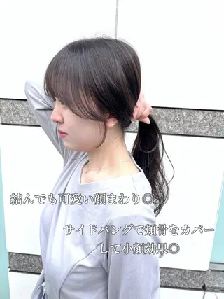 セミロング カラー 尾崎隼大 レイヤー/ウルフのヘアスタイル