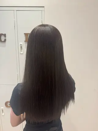 ロング カラー 河添 麗菜のヘアスタイル