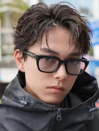 ショート カラー パーマ ヘアアレンジ メンズ fifth 窪田潤平のヘアスタイル