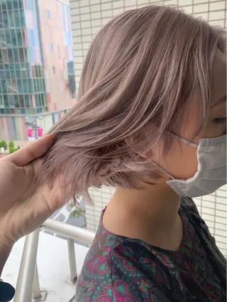 ショート カラー 🌿似合わせ透明感 カラー松本朋幸🌿のヘアスタイル