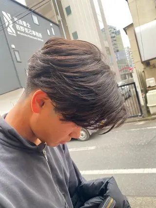 パーマ メンズ 🌴パーマオタク🌴 長谷川 諒佑🌈のヘアスタイル