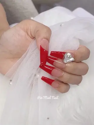 ネイル HANA 長さだしのネイルデザイン