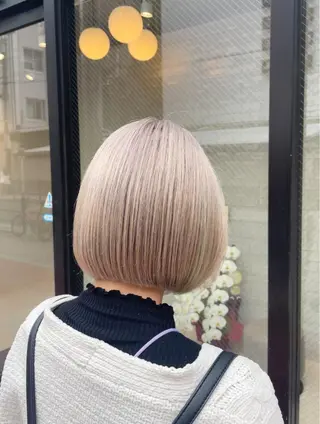 ショート カラー パーマ ヘアアレンジ 大人スタイル 太田のヘアスタイル