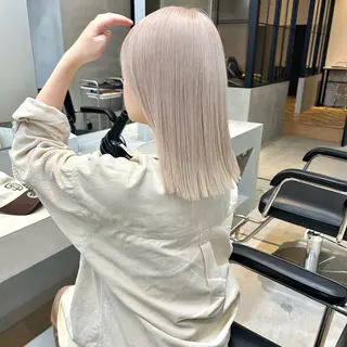 ミディアム カラー 一ノ瀬 暁のヘアスタイル