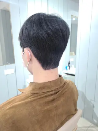 ショート パーマ メンズ 隈元 光のヘアスタイル