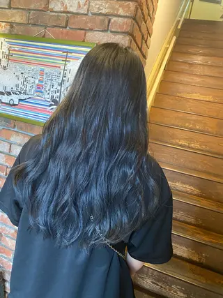 ロング カラー 高塩翔大 髪質改善のヘアスタイル