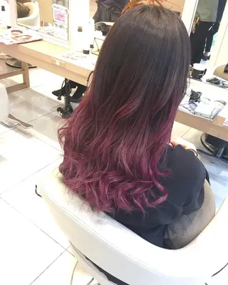 セミロング カラー 小田原NO1 美容師 飯田飛翔のヘアスタイル